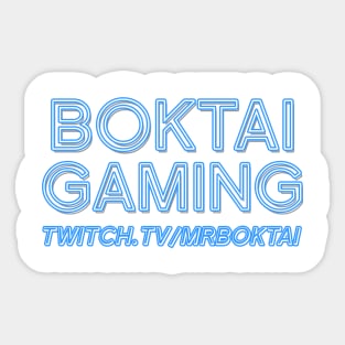 Mr. Boktai / Boktai Gaming Font Logo Sticker